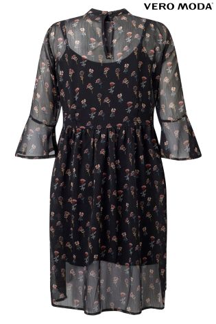 Vero Moda High Neck Swing Dress